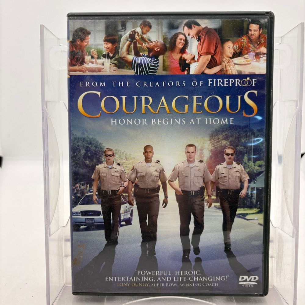 Courageous DVD 2011 Christian Drama Kendrick Brothers Movie Alex Kendrick